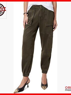 Denim Trousers Straight Leg Fit High Rise Women's Pants